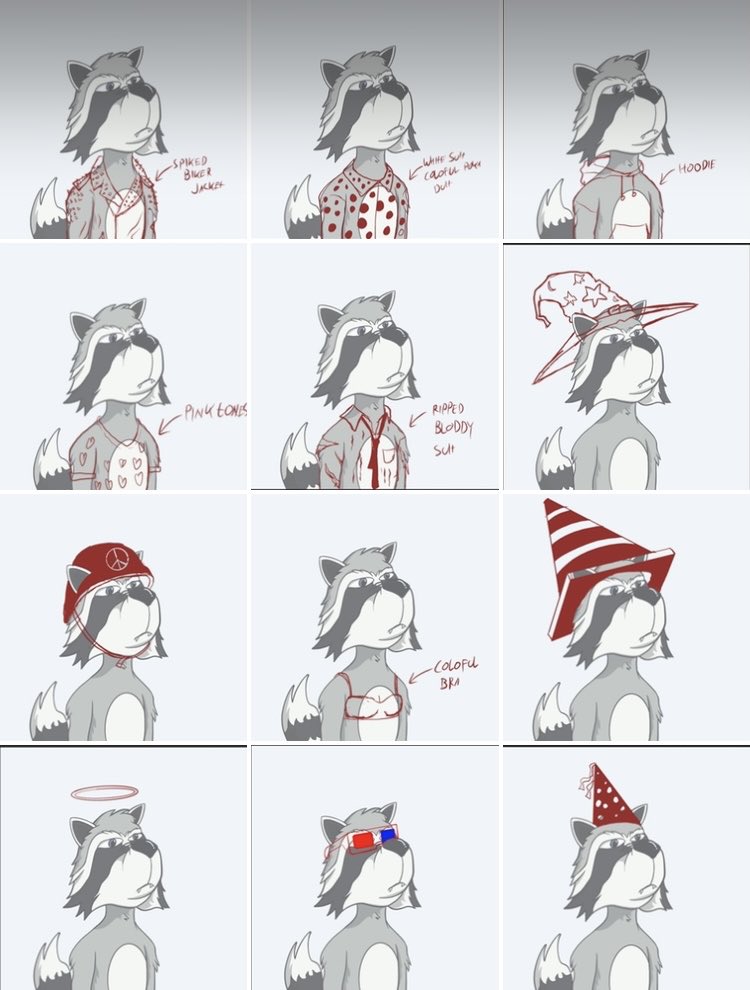 <a href="/recentiy03/">Winston Willis</a> Alright, Verrrrry light show and tell with the trait sketches before they were colored in. We will post more later 🤫