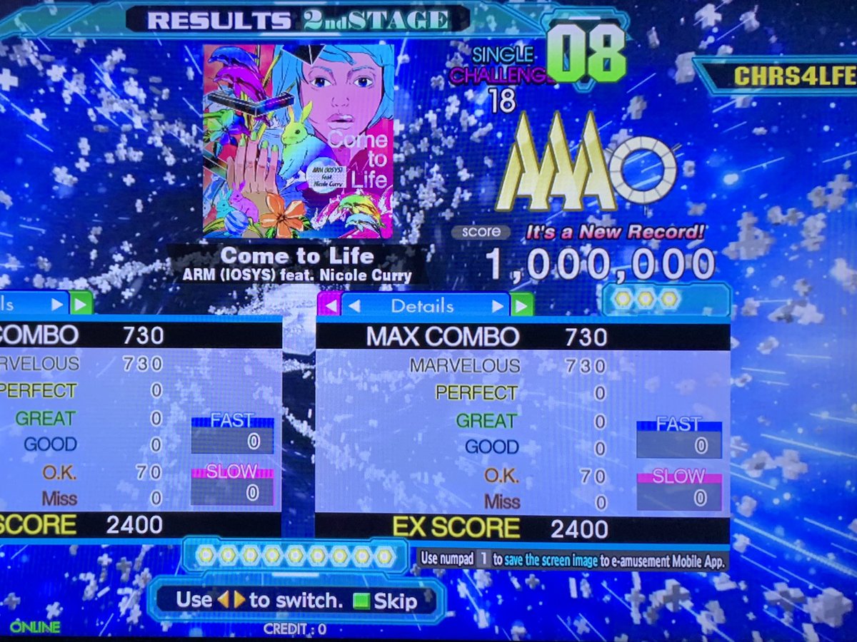 CHRS4LFE's tweet photo. OMFG WTF IS HAPPENING RIGHT NOW!?!?!? Come to Life CSP MFC 1,000,000 World Record!!!! 4p -> MFC!!! 6 PLAYS!!! Level-18 MFC #6/46!!!! https://t.co/IoWolfQsDK