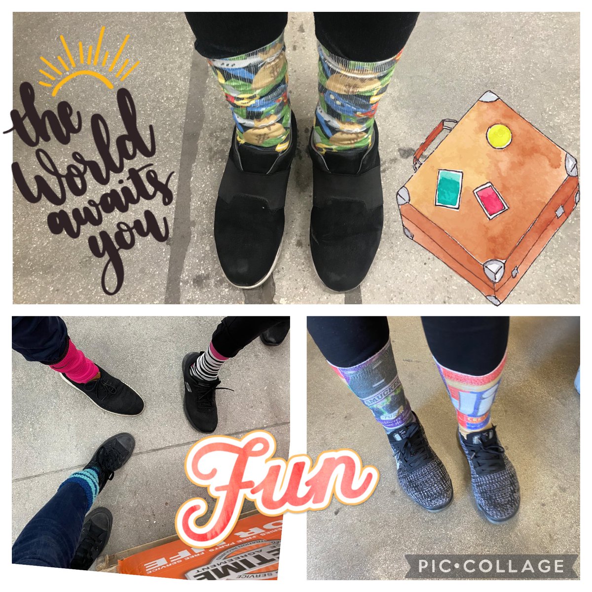 CAM and Friends adventure continues at 6310 with crazy socks. ⁦<a href="/NareemaASM/">Nareema Montenegro</a>⁩ ⁦<a href="/Tayonewelsh/">Tayone Welsh</a>⁩ ⁦<a href="/ArgeoTamayo/">Argeo Tamayo</a>⁩ ⁦<a href="/6310Homedepot/">HomeDepot_6310</a>⁩