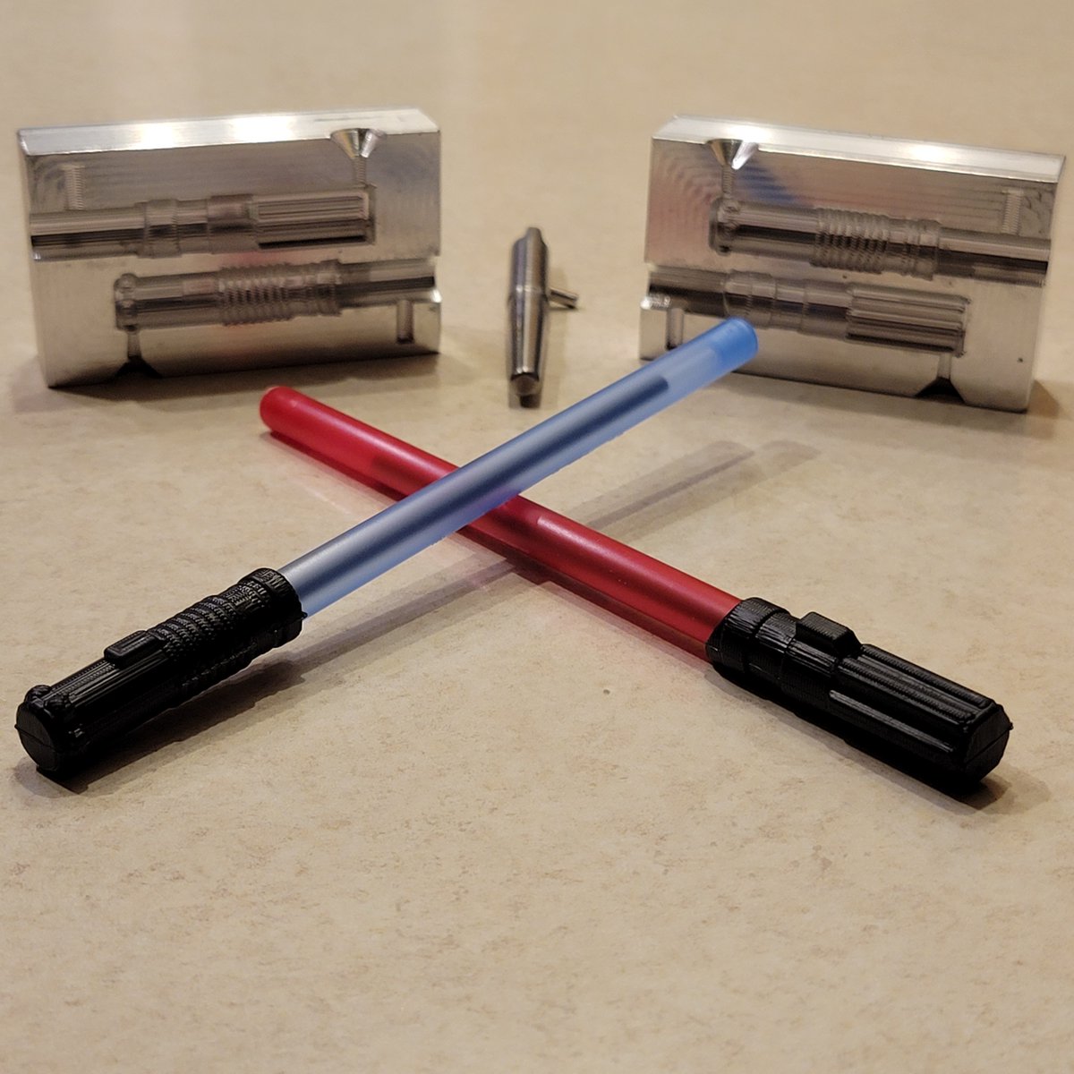 We will be at <a href="/OzarksMF/">TheOzarksMakerFaire</a> on 10/23/2021.  If you are in the Springfield, MO area, swing by and see some homemade tools and toys.  I made a new injection mold to try at the faire.  Lightsaber pen caps...