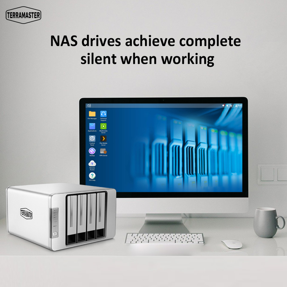 Why you need NAS drives for a NAS?
NAS drives are suitable for 7*24 hours power-on and uninterrupted operation which achieve the complete silence in reading and writing.
More info: amzn.to/2ZeLe0S
#TerraMaster #NASdrives #Datathroughput #NAS