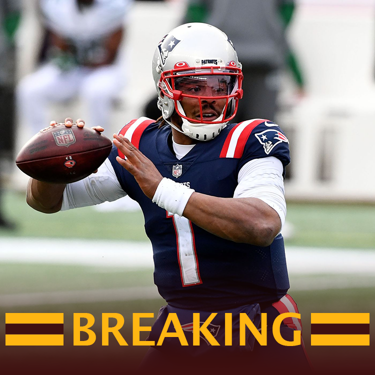 WashingtonTFGO's tweet photo. The WFT has signed Cam Newton, reuniting Ron Rivera with his former MVP QB!

Rivera- "As of right now, Ryan (Fitzpatrick) is still our guy, but when you see a former MVP on the market, you can't just sit idly by." https://t.co/ojmO3CwqvS