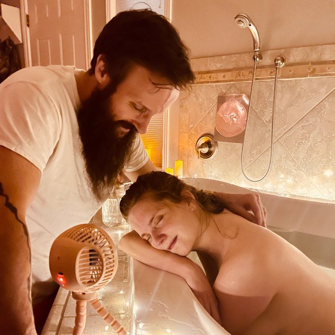 1 pic. Exactly one week ago, after 31 hours of adventurous unmedicated labor, we brought our beautiful