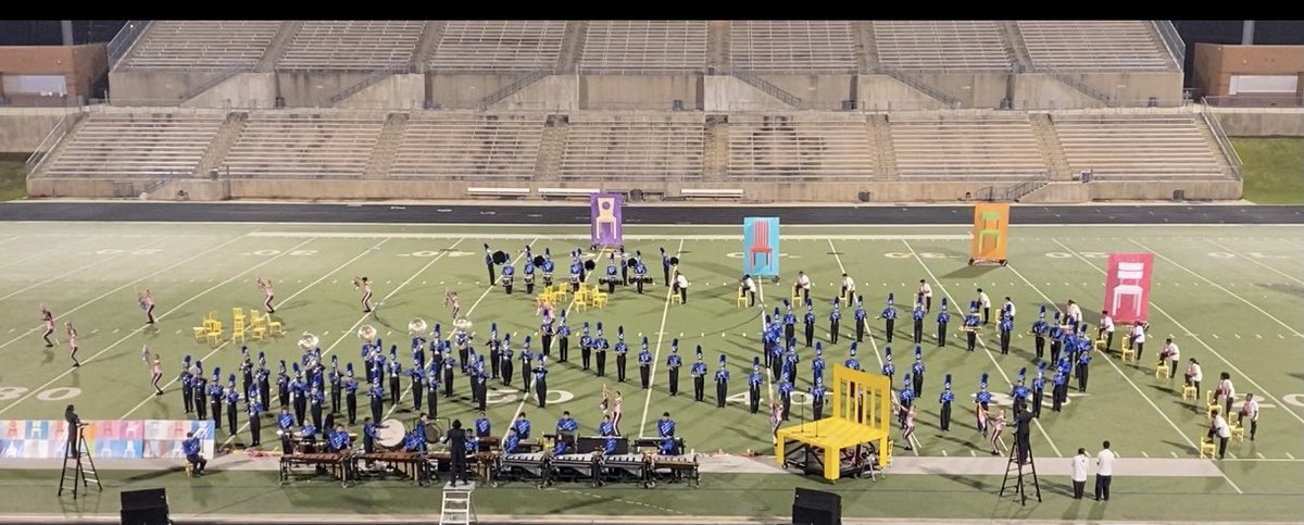 ehsbandguard's tweet photo. Congratulations to the Elkins Band on their fantastic performance this evening. After a year of COVID, we are incredibly thankful to perform at UIL contest once again to showcase these amazing students! #111 #roadtoarea #musicalchairs #UIL #venturingforward #backtoBETTER https://t.co/zrNQw65Bkg