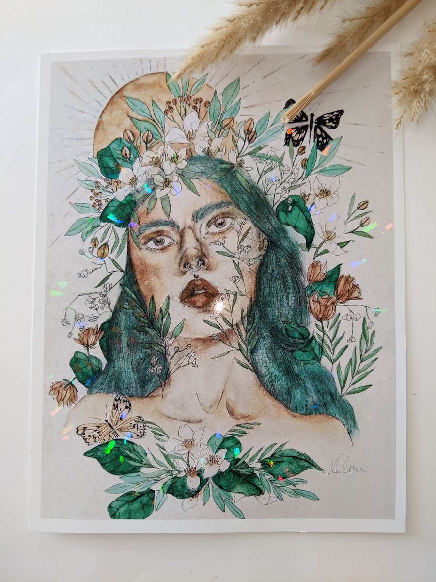 1nthegarden_'s tweet photo. Manifesting my art find homes 🌿 https://t.co/t6geG9iPyU