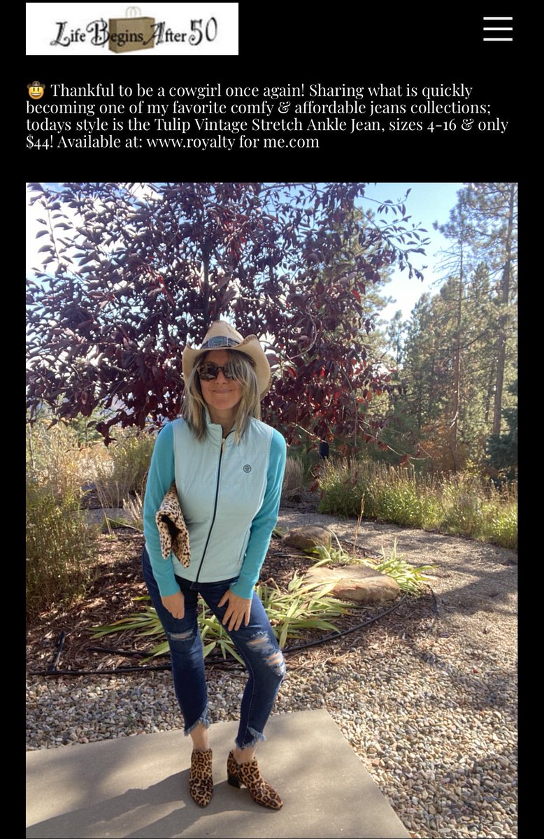 New blog post up!
lifebeginsafter50.shop/blog #womensjeans