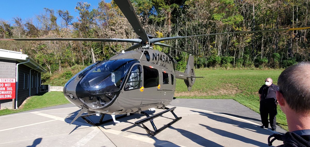A beautiful day for a ride in a demo D3 aircraft from Airbus!  #lifeflight #Airbus #Geisingerlifeflight #Aircraft