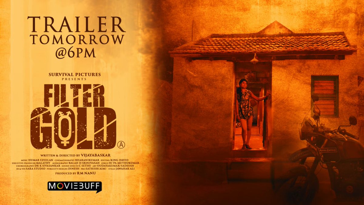 MovieUpdate3232's tweet photo. #FilterGold Official Trailer from Tomorrow 6:00Pm...

#TransgenderActionFilm
#FilterGoldFromOct22 https://t.co/jceLgSDfC5 https://t.co/DIOGHmphG5