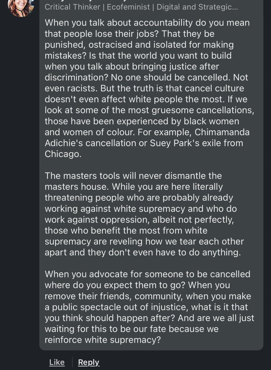 madisonameliab's tweet photo. Hi.
My name is madison, I have no intention of protecting racism, homophobia or transphobia.

If you do this in my space, I will tag your employer.

Don’t say shit on LinkedIn that you don’t want your boss to see. 

#fireracists https://t.co/yPTbEQM0Rd