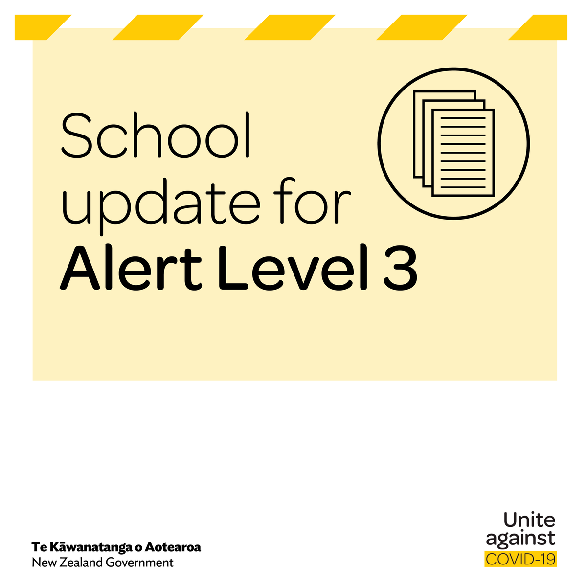 Students in Years 11, 12 and 13 in Alert Level 3 areas will be able to return to school from Tuesday 26 October 2021. Students who are at higher risk of severe illness from COVID-19 should continue to learn from home, unless they are fully vaccinated.
