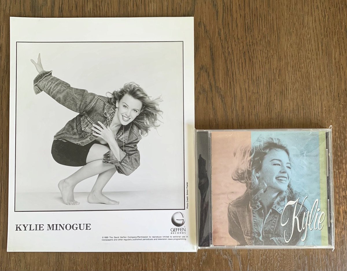 spjury's tweet photo. Really excited by a surprise delivery today. #KylieMinogue Enjoy Yourself. 1989 #GeffenRecords #PressPack. This was supposed to arrive with my US promo CD of Enjoy Yourself but it went missing in transit! Can’t believe it’s turned up! #USPromo #LostInTheMail #LateDelivery 🕺🔥🥰 https://t.co/xfEqk7hgKY