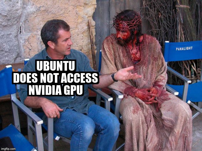 askubuntumemes's tweet image. Ubuntu does not access NVIDIA GPU askubuntu.com/questions/1370… #nvidiageforce #gpu #gpudrivers #nvidia