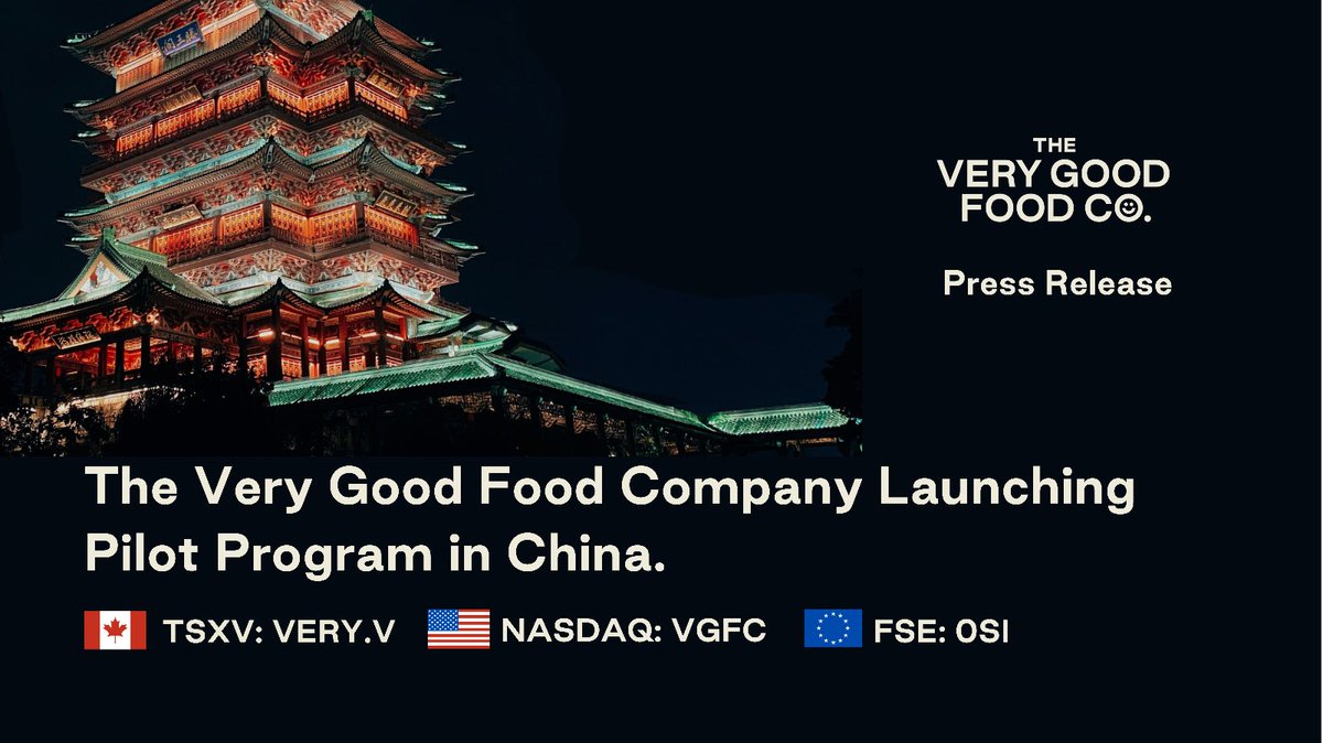 We are VERY excited to introduce our plant-based meat alternatives
to China! This is a significant milestone for us as we look to grow and become a global presence, raising the plant-based bar all around the world. Link to full press release: yhoo.it/3lRc47L