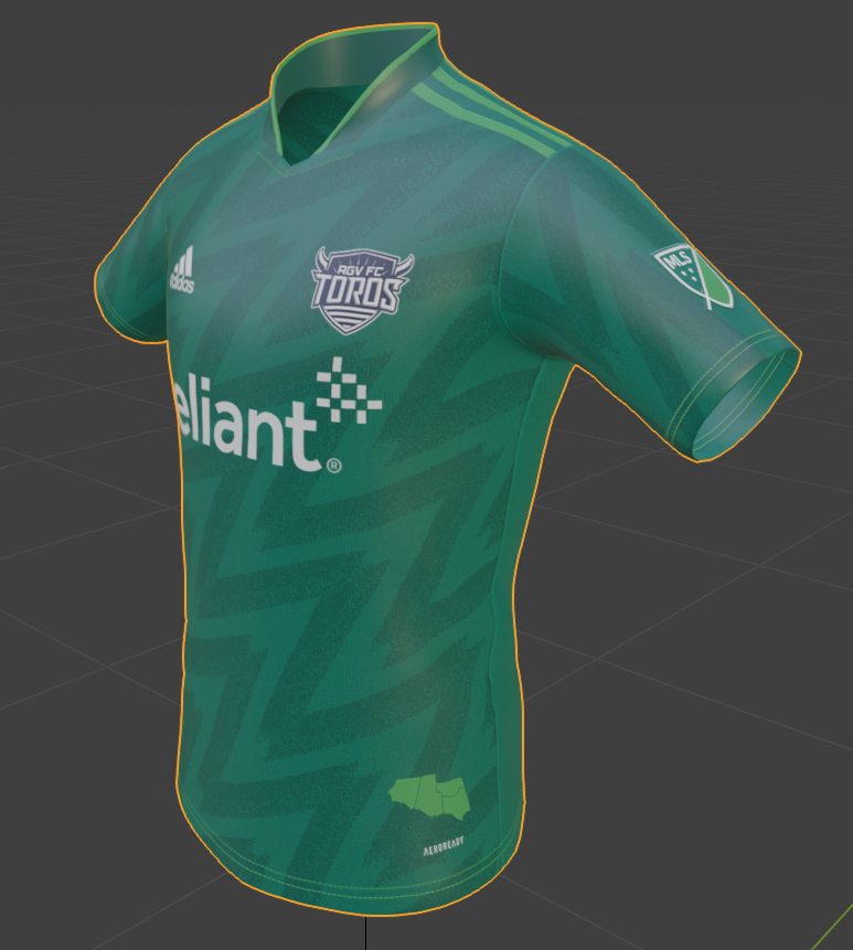 EOchoa_8's tweet photo. The #ForTheTurtles RGV FC jersey with an MLS twist for my personal FIFA 22 career mode with Create a Team. Will upload a video tutorial soon on how this can be imported for the PC version.
#ParaElValle #FIFA22 #FIFA22CareerMode https://t.co/a8h5BLkHtU