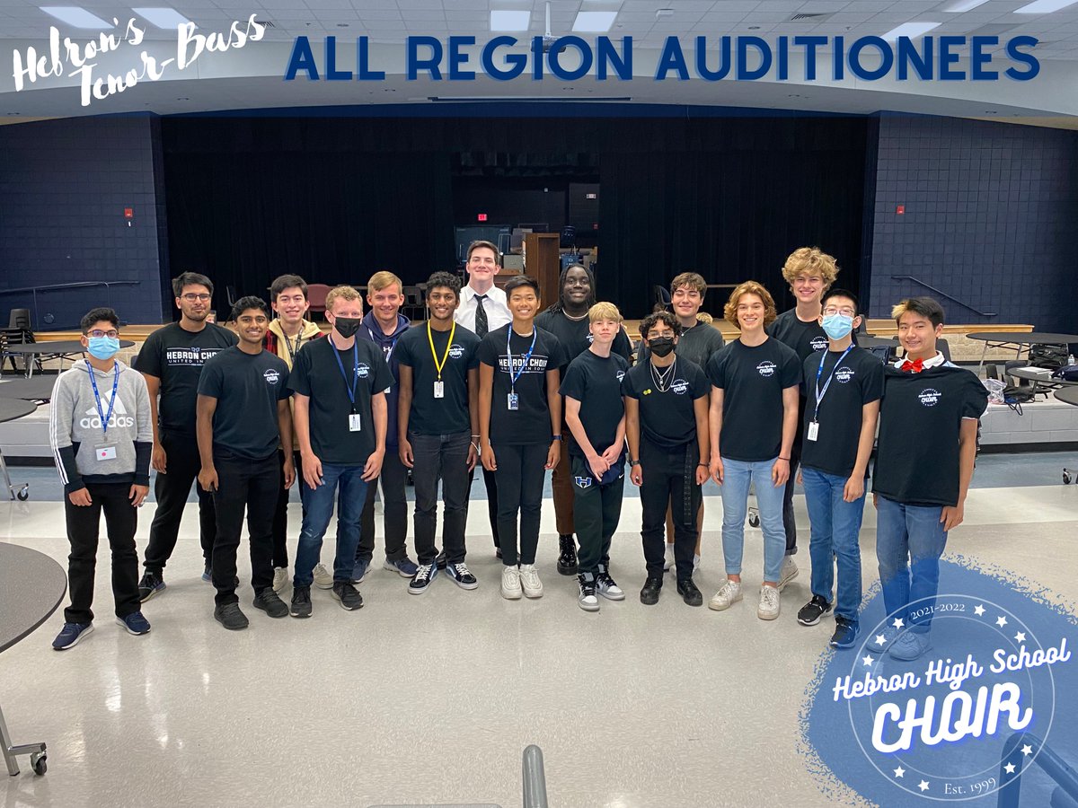 CONGRATS!! to all members of the 2021-2022 All Region Choir! We are truly proud of each and every single one of you, and the efforts you’ve put into our program!