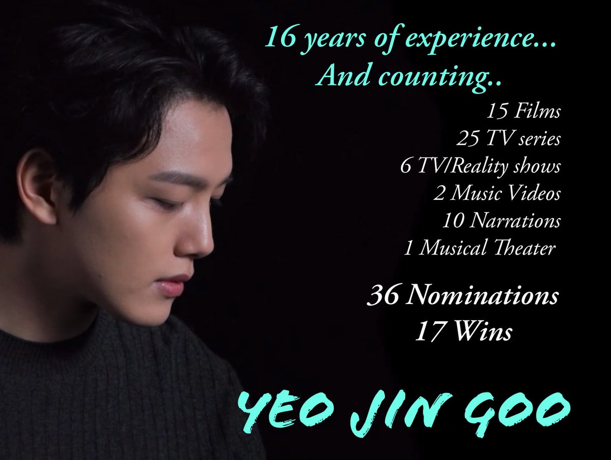 hwayi9oo's tweet photo. Happy 16th Anniversary to the only actor who has consistently held his own, has passionately shown his best in every way..A man with great moral values, a heart bigger than him, brains chunkier than the best 고기, a soul from Joseon &amp; a face that launched 9ooo ships ❤️ #YeoJinGoo https://t.co/OXJ5Kgt8UM