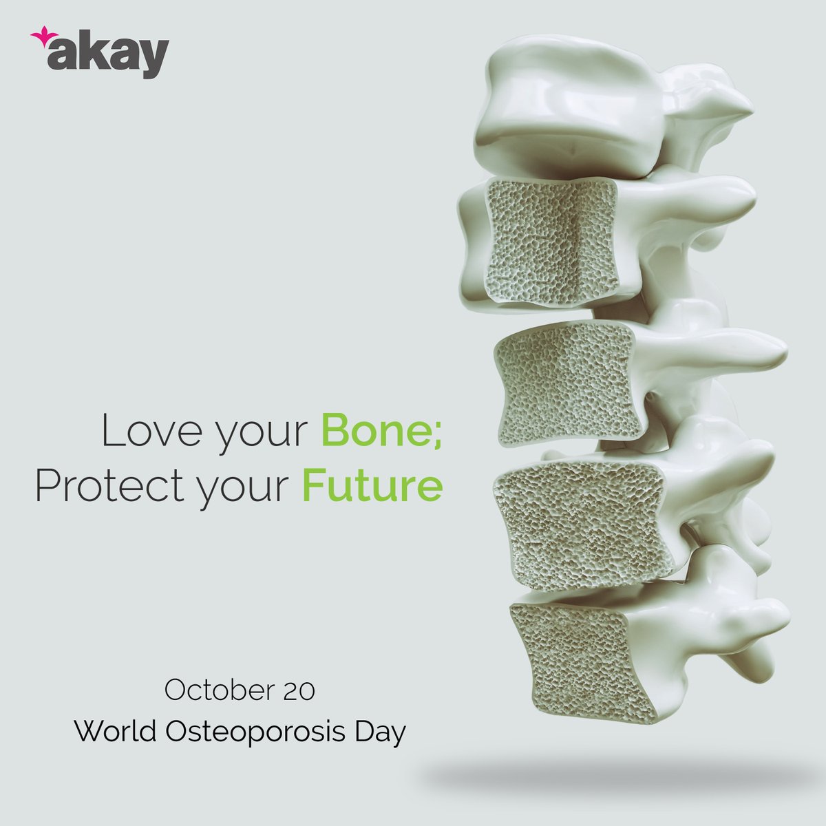 Akay_Natural's tweet photo. “Love your bone, Protect your future”
#osteoporosisday #spiceuticals #akay #weekbones #jointpain #backpain #boneloss #nutraceutical #curqfen #curculock #curculagen #curcufresh #curcumin #jointhealth #nutraceuticals #botanicalextraction #plantextract #bioinnovation https://t.co/2RpdlY42xk