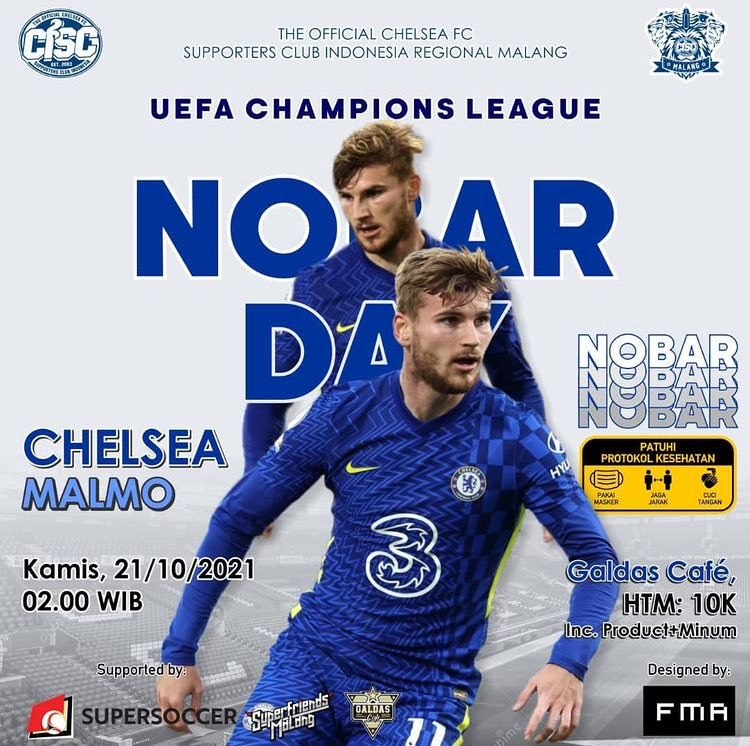 ciscmalang_'s tweet image. UCL is back, let's take points Chelsea, the spirit of champion 2021🔥 come on bluess !

📆 : Kamis,21Oktober 2021
⏰ : Open Gate 01.30 WIB
📍 : Galdas Cafe
💰 : 10K 
☎️ : Fahri +62896-9687-2310
.
.
#chelseafc #chelseaindonesia #ktbffh #comeonchelsea #AyasUmakCISCngalam