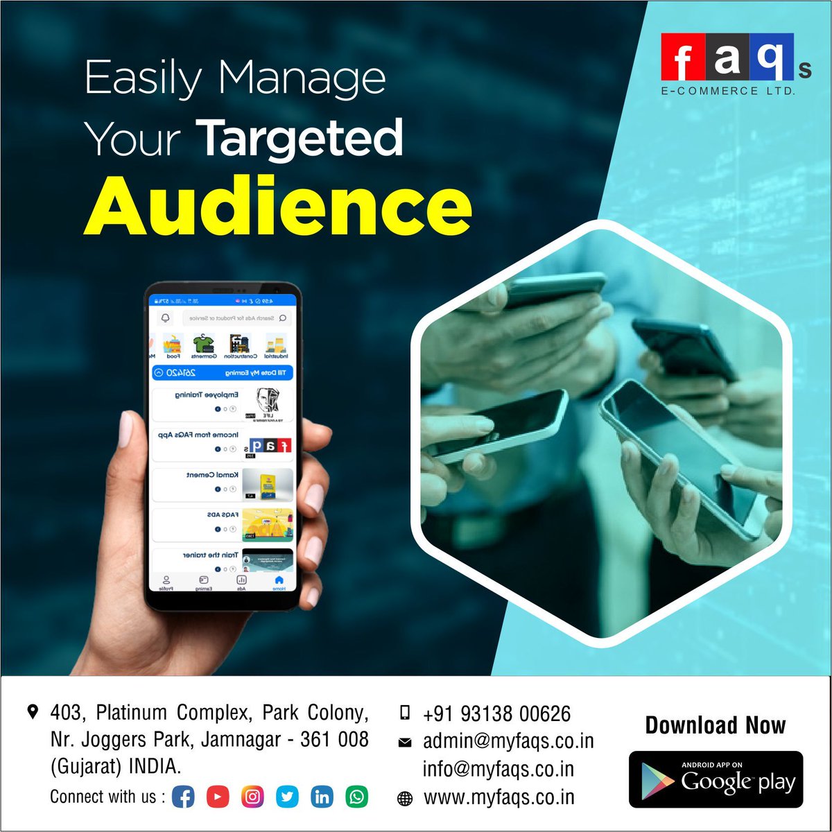 myfaqsads's tweet photo. Easily Manage Your Targeted 𝗔𝘂𝗱𝗶𝗲𝗻𝗰𝗲
#FAQS #Ecommerce #marketing #advertising https://t.co/Q7dCfDR5oF