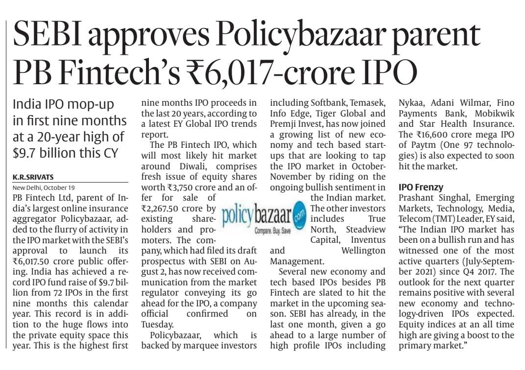 pdht7's tweet image. ##policybazaaripo soon🔥

#IPO