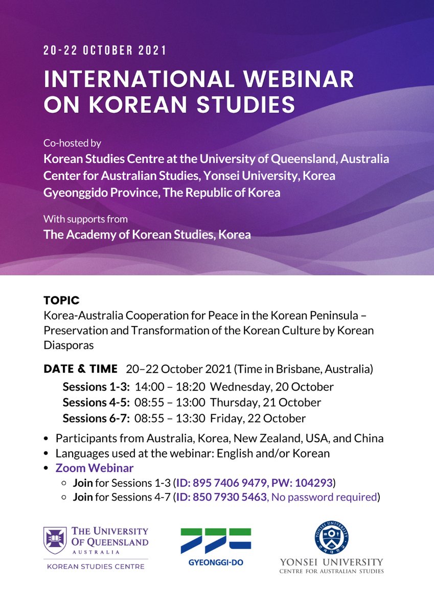 Korean Studies Centre UQ tweet media