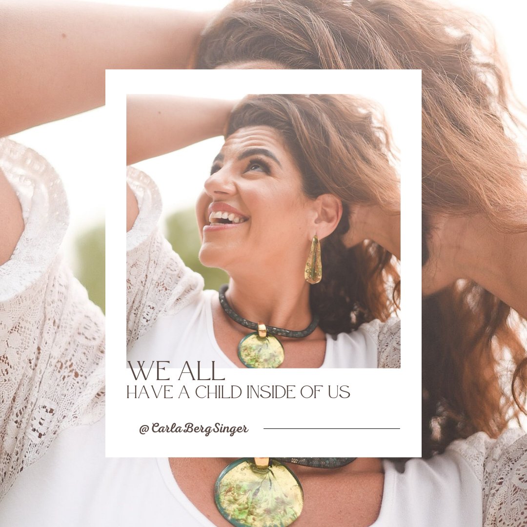 carlabergsinger's tweet photo. We all have a child inside each one of us, and we need to play more and smile more, because life is meant to be lived smoothly and with less stress!
#CarlaBergSinger
#Jewishcommunity
#life
#being
#livingwell
#singer
#artist https://t.co/z9cU3kVwhZ