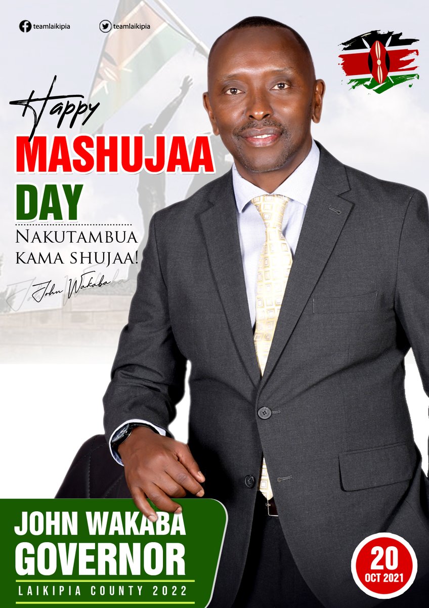 LaikipiaTeam's tweet photo. I celebrate every one of you for your resilience, 
hardwork and hustle. 

Nakutambua kama shujaa! https://t.co/YJLjuIMWTj