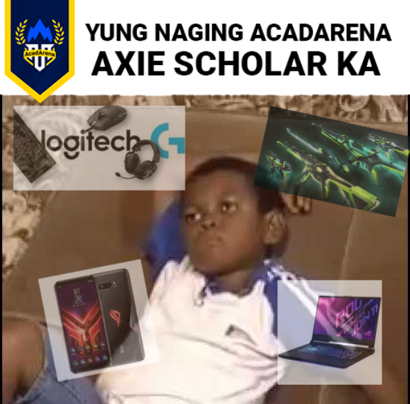 acadarena's tweet photo. "Sana all, AcadArena gaming scholar. Daming perks!"

Tigil mo na kaka-sana all mo. Apply na Ü: https://t.co/PiGMZtcgfc

#AcadArenaP2G #PlayToGrad #PlayToEarn
#NotJustPlay #AxieScholarship #AxieStudent https://t.co/A9WiRFmtgt