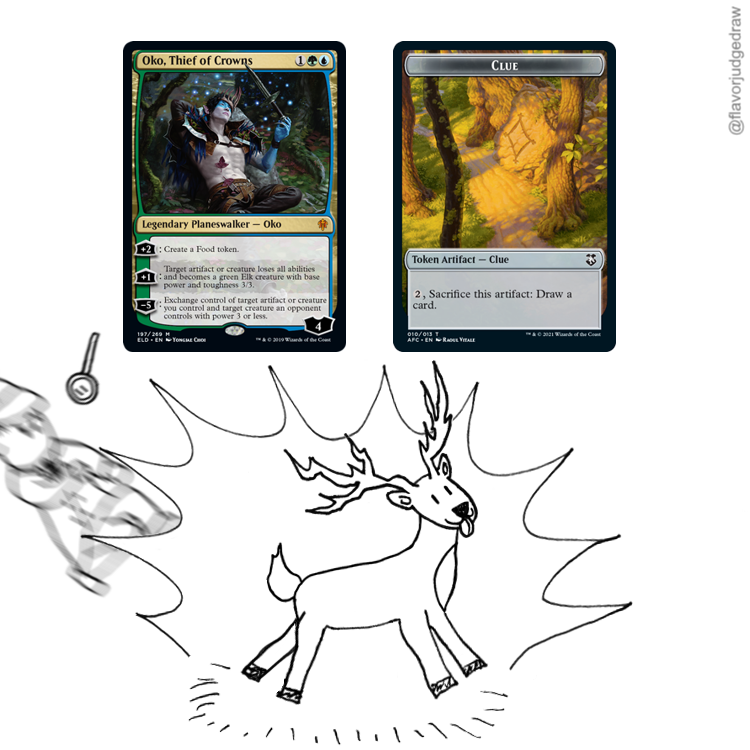 MTG flavor judge drawings on Twitter: