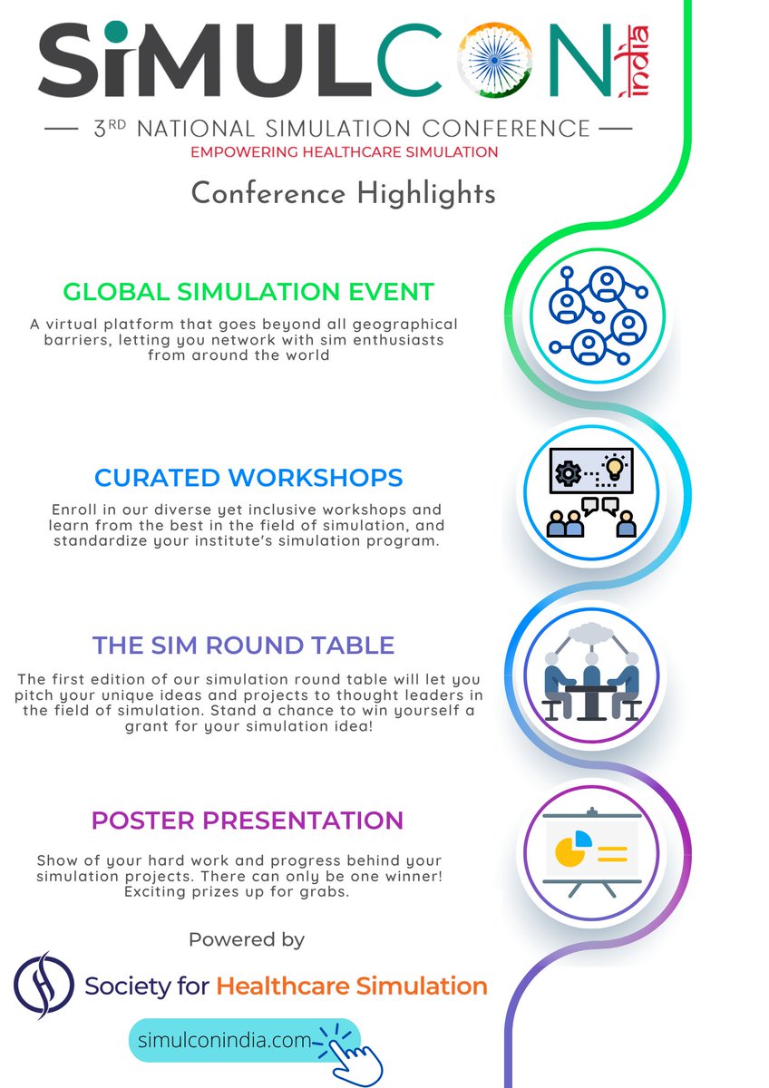 Register for SIMULCON 2021 today! Welcome to the Virtual Simulation Event of the year. We've got exciting handpicked workshops and breakthrough events like Sim Round table and poster presentation with exciting prizes and even a research grant! 
<a href="/IJoHSim/">International Journal of Healthcare Simulation</a> 
simulconindia.com