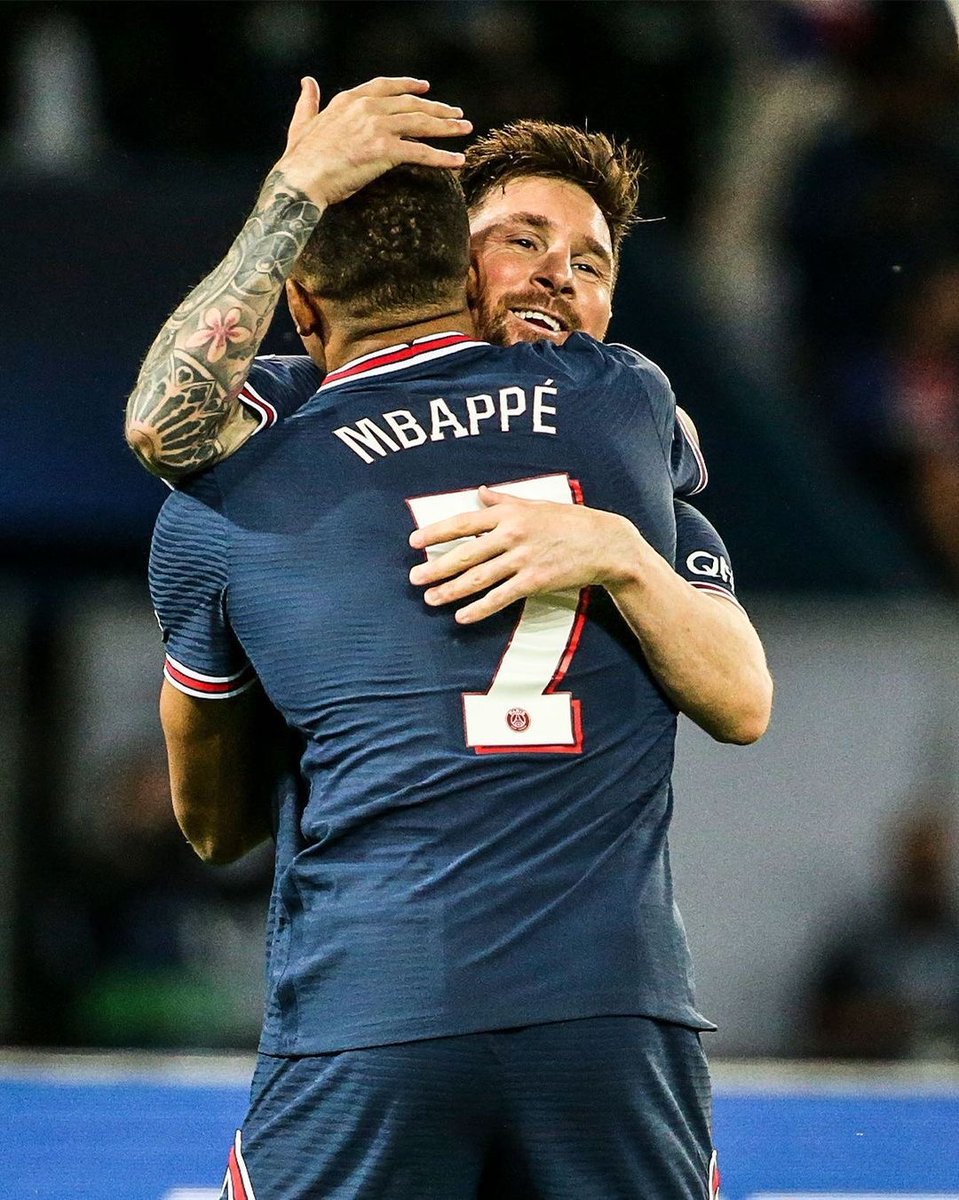 Lionel Messi ❤️ <a href="/KMbappe/">Kylian Mbappé</a>