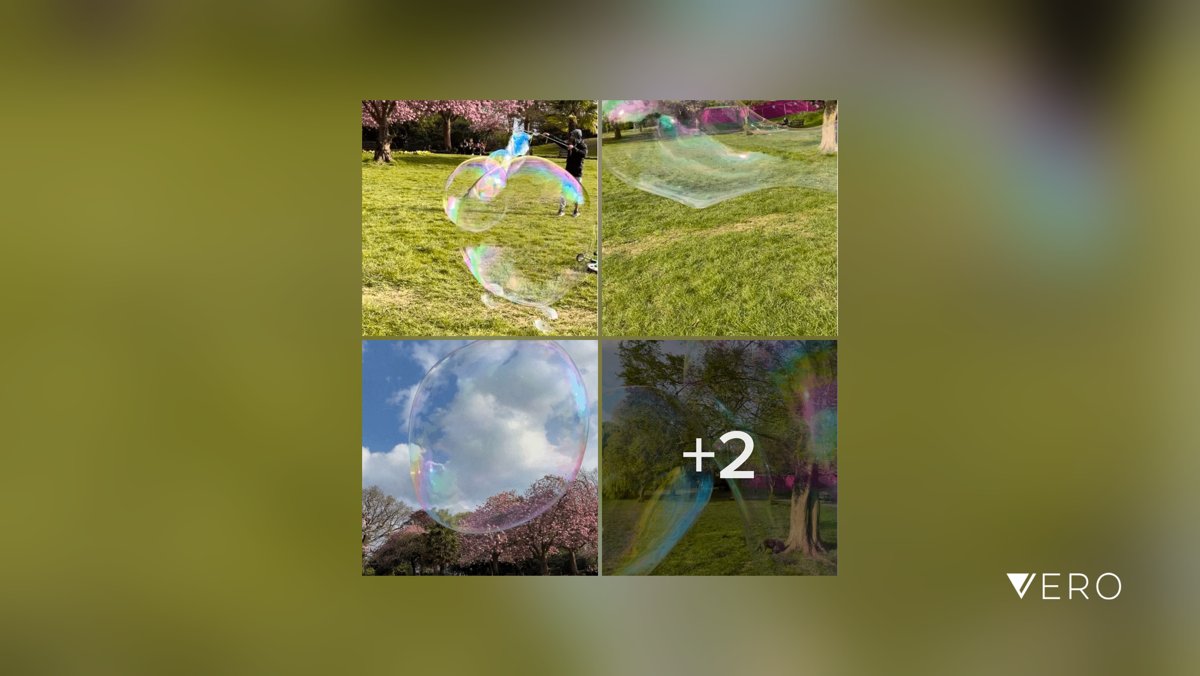 Open4Smart's tweet image. A day in the park! #opensmart#BubbleWand #Green #Rainbow #Nature #Bubble #Tree #LiquidBubble #Plant #Growth vero.co/opensmart/pNB8…