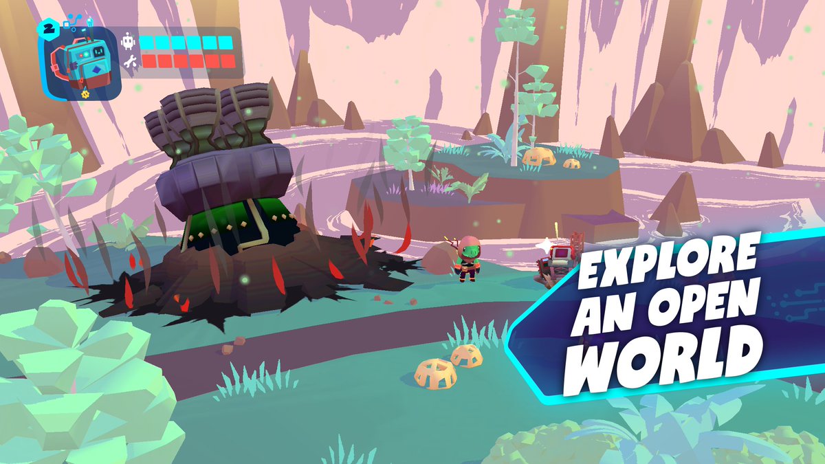 BotworldGame's tweet photo. Looking for an epic adventure? We've got that covered! Download our new mobile game, #BotworldAdventure, by visiting https://t.co/DmFbKVSKuq. Experience an open world RPG on a whole new level. #MobileGames #MobileGaming #rpg #rpggames #openworldgame #openworldgames #iOS #Android https://t.co/En3UNE5ksA