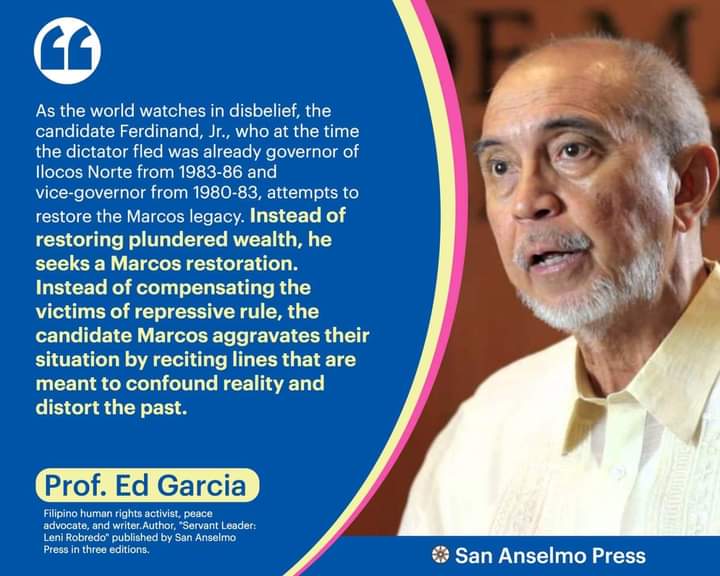 Joejoe20101977's tweet photo. YOU NAILED IT,  PROF. ED GARCIA!
INSTEAD NA IBALIK ANG NAKAW,  NAG FOCUS SI BOBONG TO SPEND ON HISTORICAL REVISIONISM! 
#MARCOSMAGNANAKAW https://t.co/4nG1FS8IDq