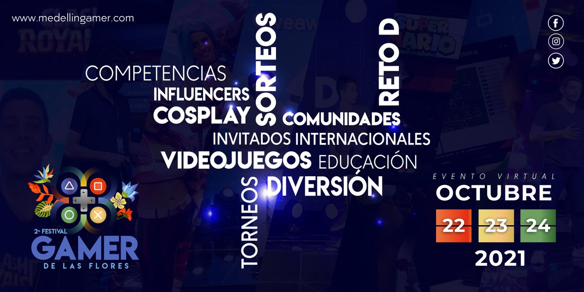 Solo faltan 3 días para este gran evento gamer ¿Estás preparado?
Participa por una nintendo switch Oled 👾🎮
⬇️⬇️⬇️
linktr.ee/festivalgamer

#FestivalGamer #MedellínGamer #GamerColombia #Sorteos #videojuegos #developers #nintendo #Gamers