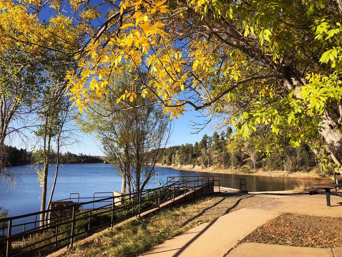 NearAndFarAZ's tweet photo. A bit of October technicolor at Lynx Lake.ππΎπ #PrescottAZ @PrescottNF #LynxLake #FallColors #ArizonaFallColors https://t.co/IlbZJT0je9