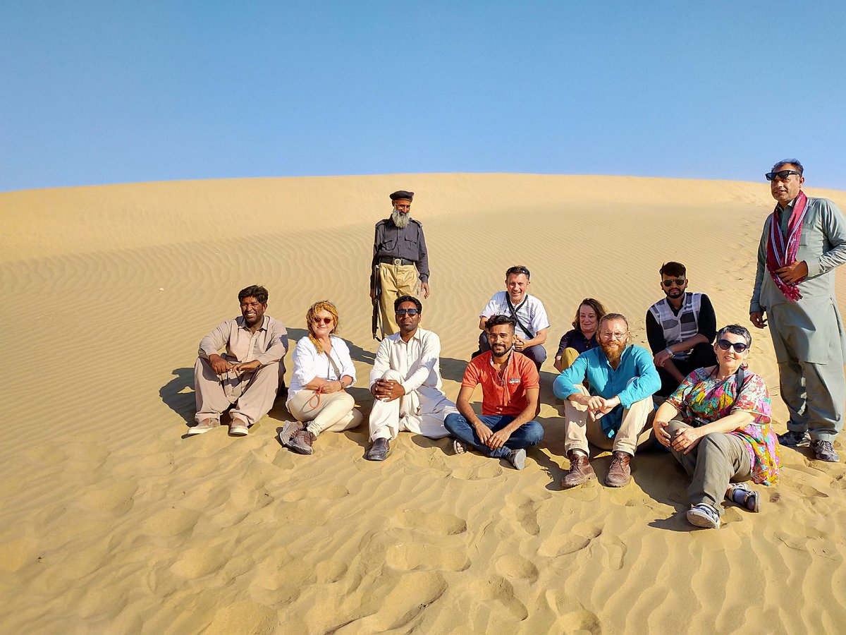bilawal72's tweet photo. A #Spanish tourists delegation #LastPlaces visited #Nara Desert District Khairpur Sindh Pakistan.
Let's @explorekhairpur Sindh with us.
+923008914669
#memories #Travel #photooftheday #Spain #Barcelona https://t.co/C4p0tMGurZ