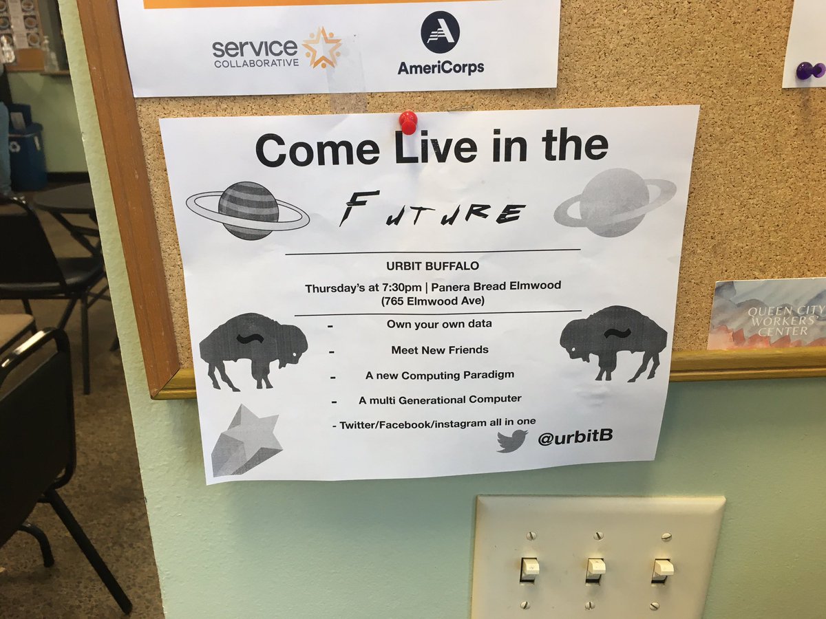 UrbitB's tweet image. Join us this Thursday to enter a new computing paradigm! #buffalo #urbit #BillsMafia #tech