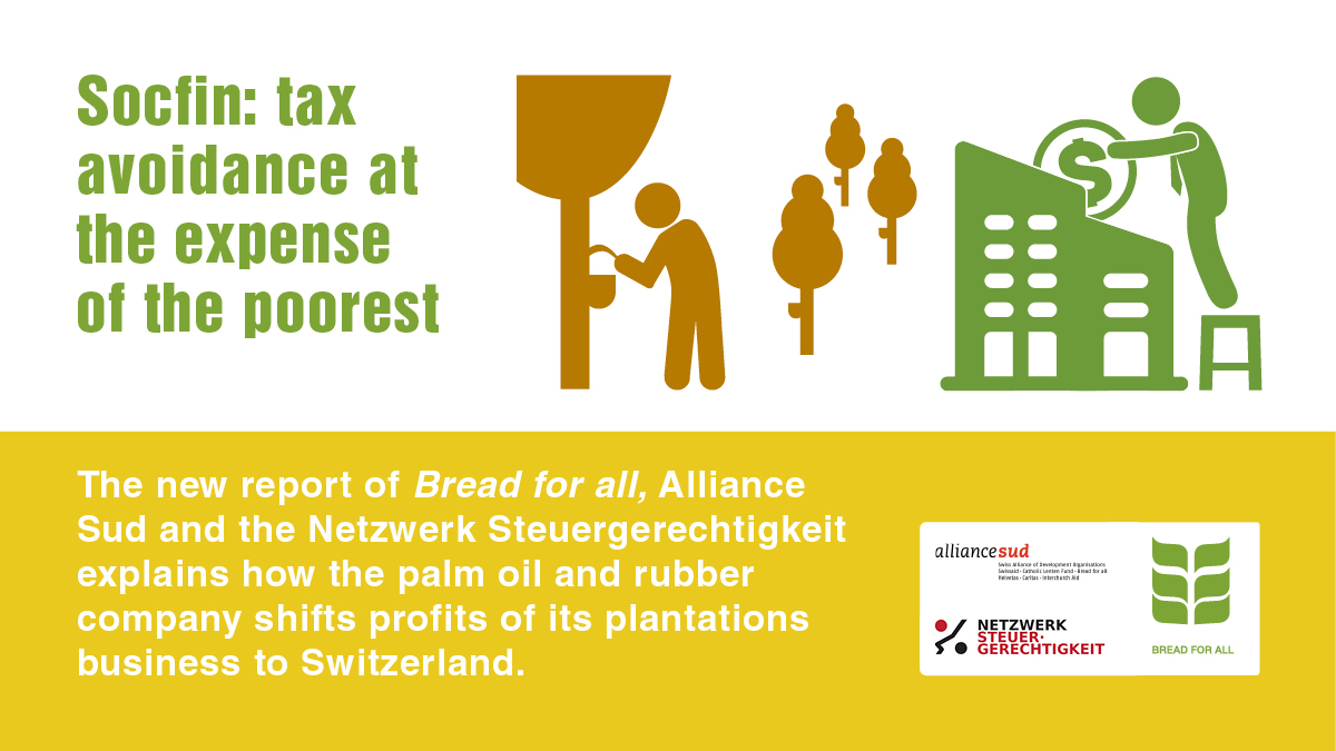 Stop cultivating tax fiscal inequality. 
Stop #ProfitShifting #SocfinAffair

The new report of Bread for all, Alliance Sud and the Netzwerk Steuergerechtigkeit.

breadforall.ch/cultivating-fi…