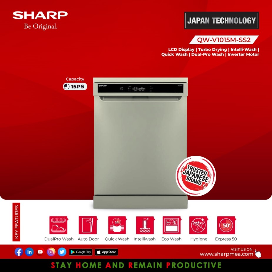 sharp_ce_mea's tweet photo. Sharp’s Innovative Dishwasher Helps Keep The Kitchen Clean And Dishes Hygienic. SHARP Products Have Always Been A Reliable Kitchen Companion.
#SharpBeOriginal #Homeappliances #Electronics #Dishwasher #Kitchen #Appliances #Kitchenappliances #Kitchendesign #Cleaning #Antibacterial https://t.co/TqPl7aBeIl