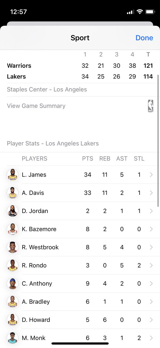 mi_chelllle's tweet photo. LeBron starting year 19 with support from AD and a bunch of single digit players (starters). Can’t believe Carmelo’s the 3rd best scorer #westbrick #sendhelp https://t.co/3HxcPx7XD5