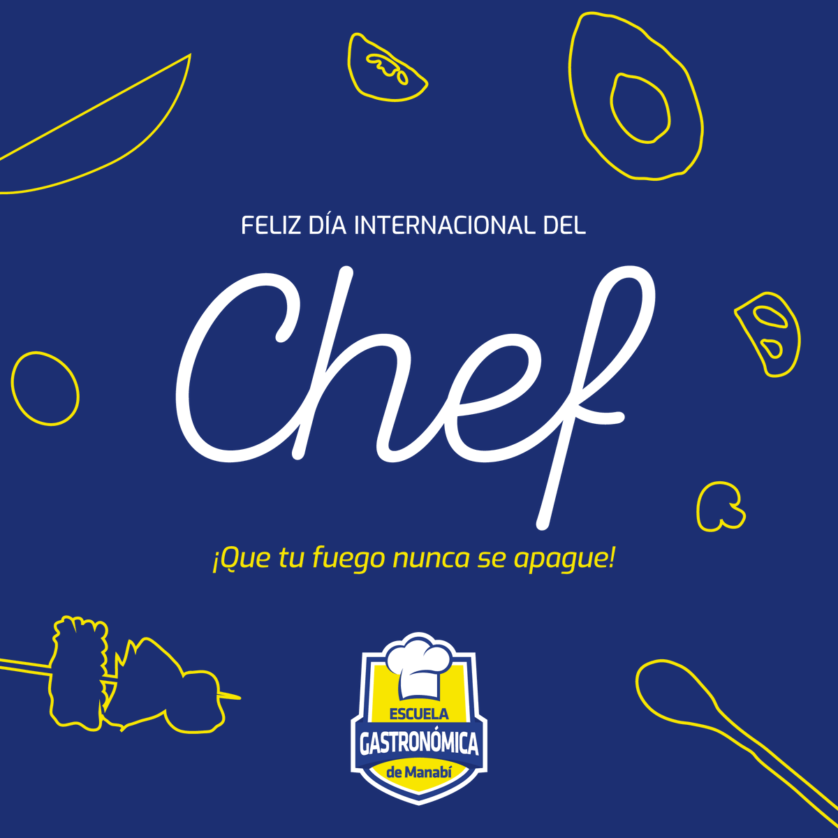 Feliz #DiaInternacionalDelChef a quienes llenan de sabor nuestras vidas y encuentran en la #gastronomía infinitas posibilidades creativas.
_
Ya abrimos las inscripciones para el curso anual de #Cocina Nacional e Internacional, contáctanos para más información.