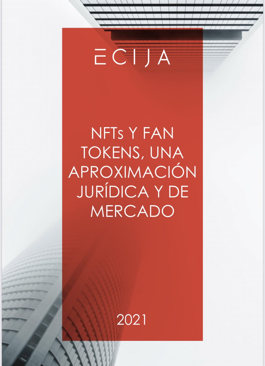 #WLWTechRecomienda
#Guía 

Nos ha parecido excelente el documento que ha publicado <a href="/ECIJA/">ECIJA</a> sobre  #NFTs y #FANTOKENS. Se trata de una aproximación jurídica y de mercado, con la que podrás conocer de qué se trata, casos de uso, proceso de creación y sobre todo su #ImpactoLegal