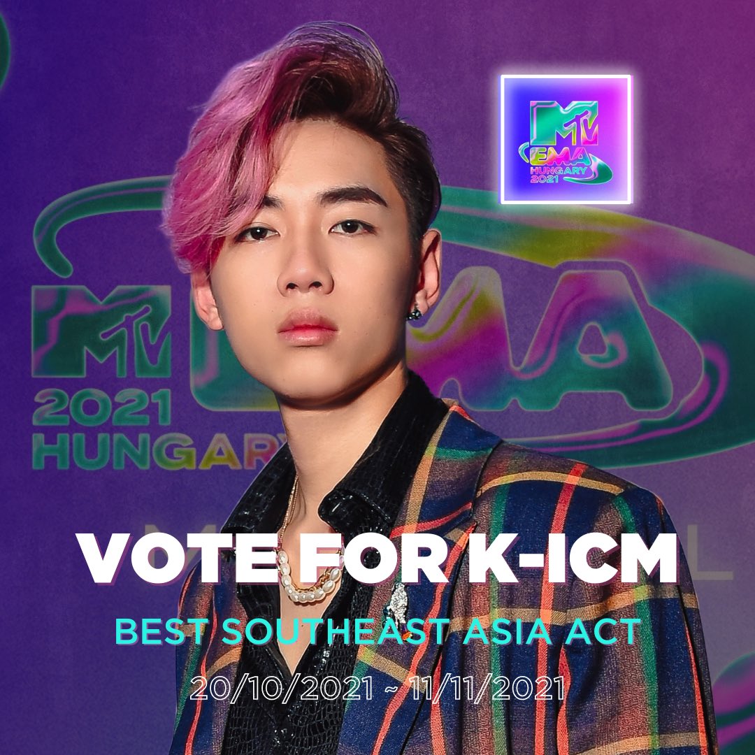 KICMfanzone's tweet photo. 17h chiều nay bắt đầu mở vote ❤️
@Kicmofficial 
@KICMfanzone 
#KICM
#MTVEMA2021 
#BestSEAAct https://t.co/BbWyD9dJPY