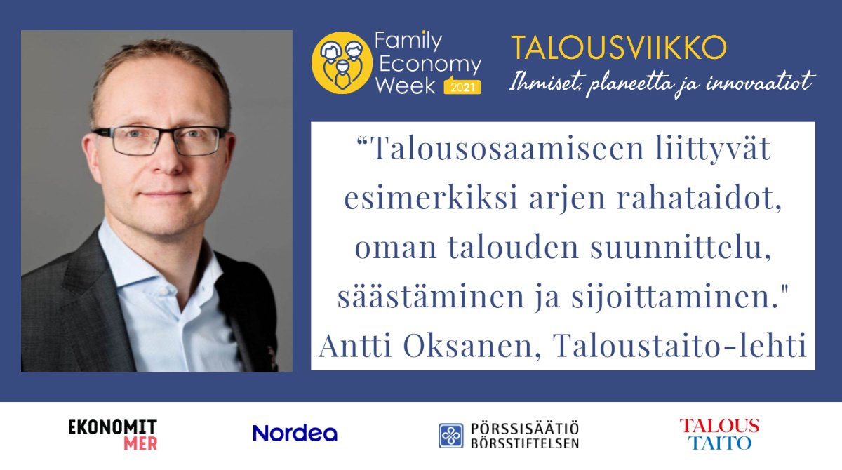 Taloustaito's tweet photo. Talousviikon paneelissa teemana talousosaaminen.  Stagella keskiviikkona @Aoksanen ja panelistit @PirjoKKuusela @japantteri @tomialakoski ja  @roosarantala. #talousviikko Tutustu ohjelmaan:  https://t.co/JsNMioTFqD https://t.co/bysWV44Bhb