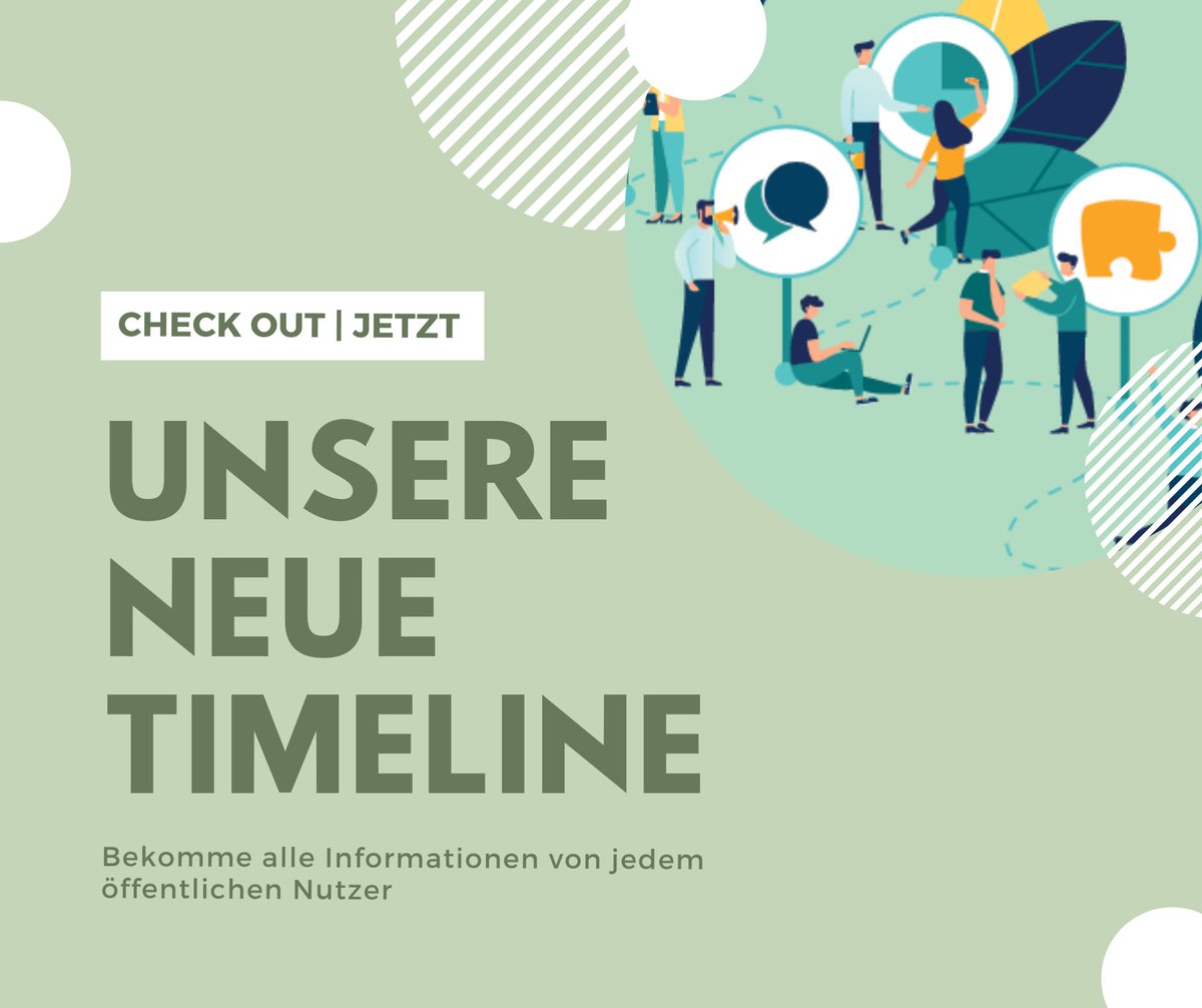 linkspreed's tweet photo. 🧭#Entdecke unsere #neue, #einzigartige #Timeline, mit der du noch schneller neue #Leute kennenlernen kannst. 💬🌱Du bekommst alle #Informationen zu jeder #öffentlichen #Person auf #Linkspreed. 📝📚So einfach warst du noch nie #verbunden.📈 https://t.co/FJXUMvtoxZ
