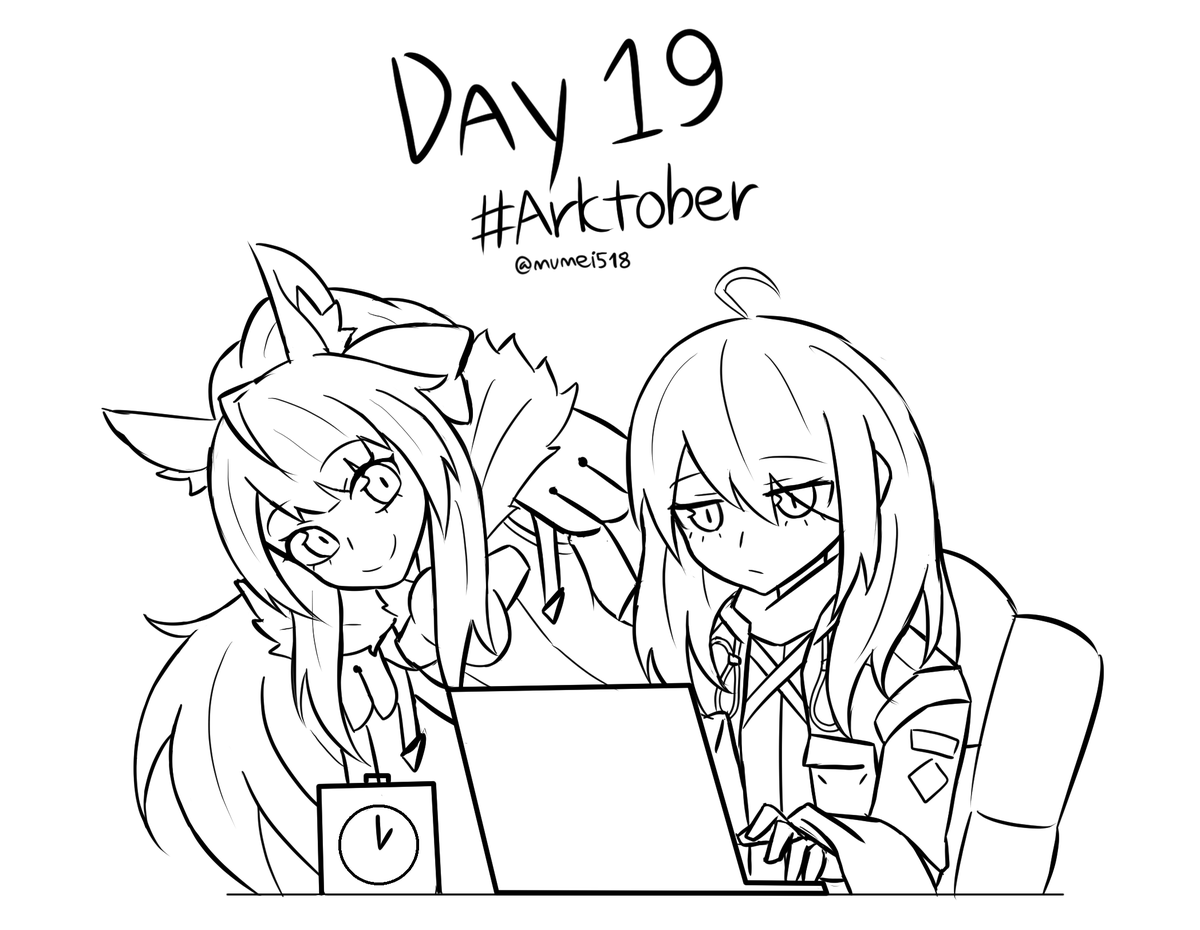 Day 19. Your current assistant
#Arktober  #アークナイツ #明日方舟 