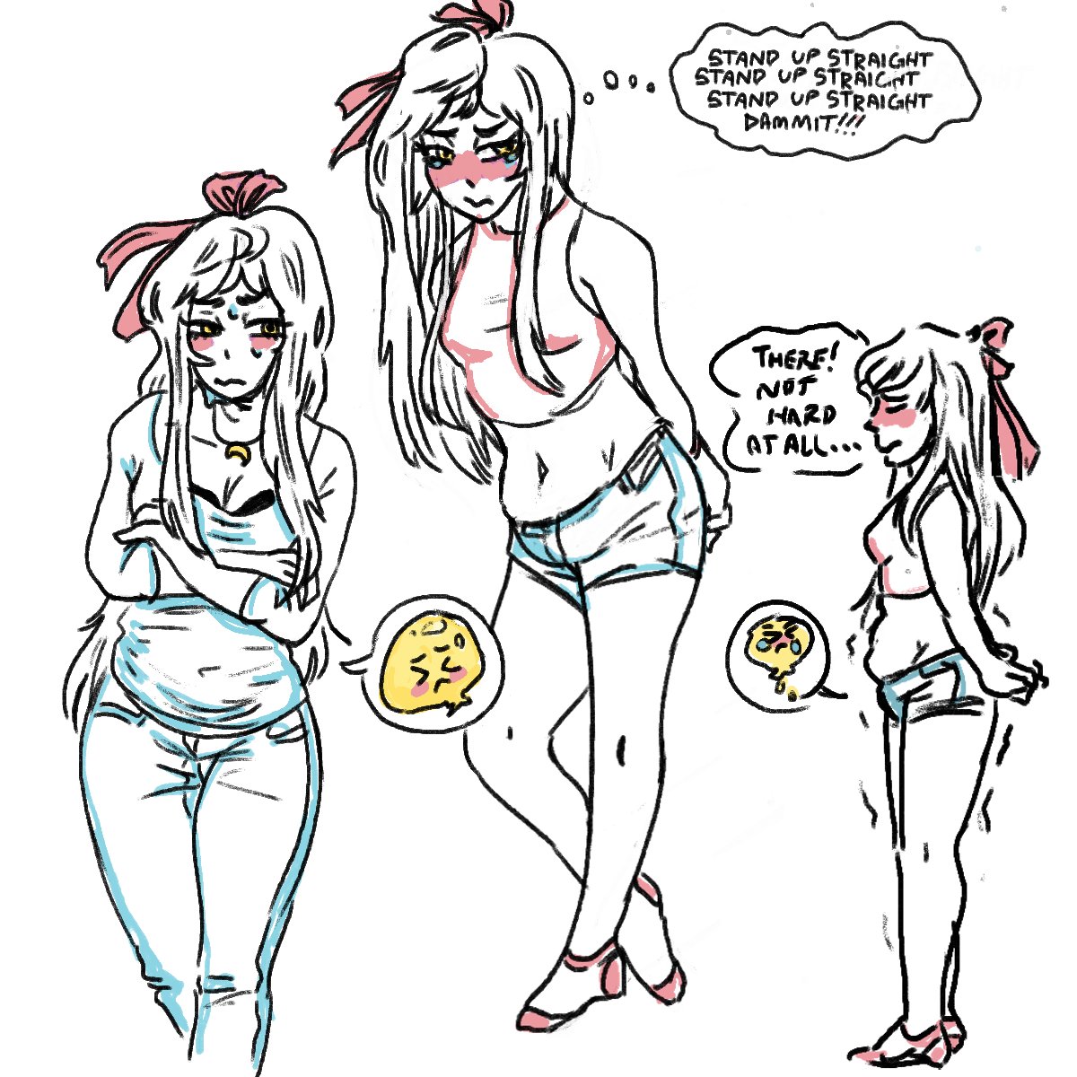 Just hold it in and act natural..
#omorashi