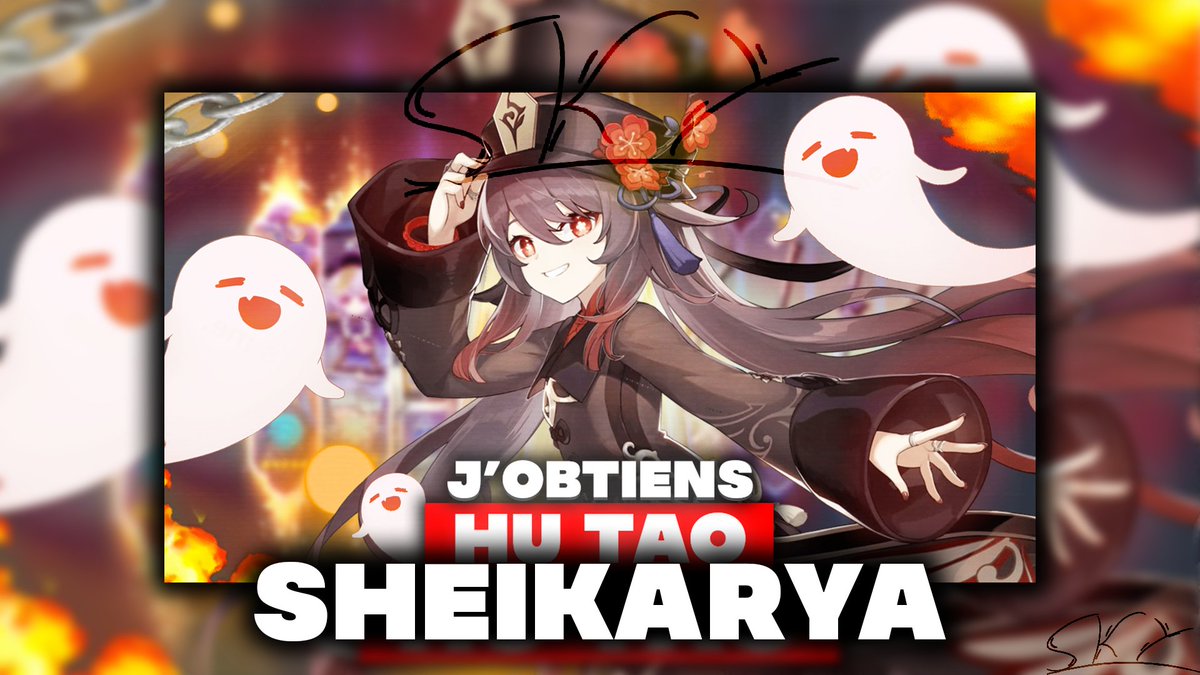 Sheikarya's tweet photo. Miniatures Genshin Impact ! 

  Informations:
    -💻Logiciel - Adobe PHOTOSHOP 2020 (pc)
    -⌚ Temps - 20 minutes 
    -🎰 Fait le 9 octobre 2021

N'hésitez pas à me donnez des conseils &amp; avies.

♥️+🔁

#Graphics #miHoYo #photoshop #miniature #2d #GenshinImpact #hutao #adobe https://t.co/goePPXghmu