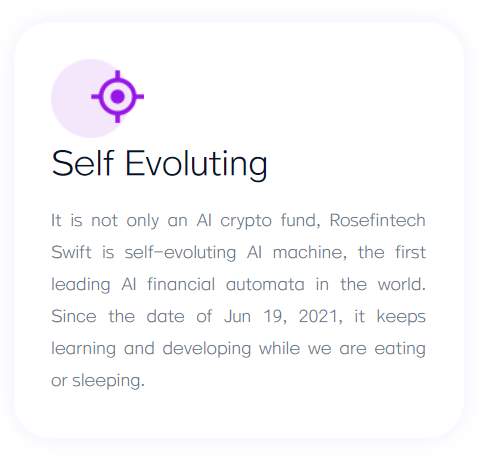 rosefintech's tweet photo. One of the Rosefintech’s short cycle series advantage is its self evoluting, It keeps learning while you are eating, So you don’t need to learn for investing, if you want to invest the Rosefintech is here to be with you.
#CryptocurrencyNews #Investment
 https://t.co/WDybsDTZSm https://t.co/6DlRjputWW